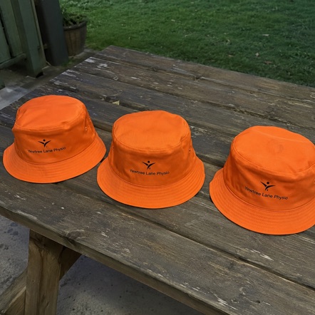 Bucket hats with logo printing