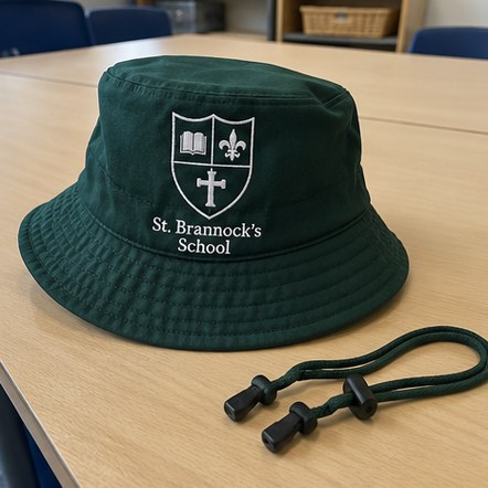 Customized bucket hats for schools, nurseries and camps