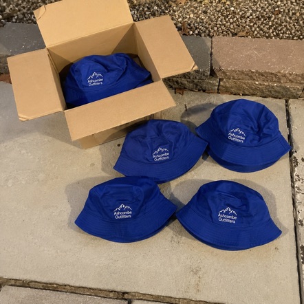Promotional custom bucket hats with company logo